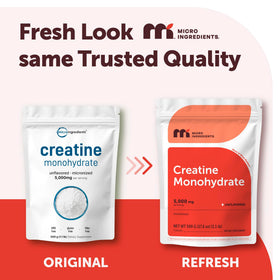 Poudre de créatine monohydrate Micro Ingredients 500 g avec cuillère incluse