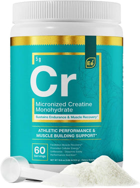 Poudre de créatine monohydrate micronisée Essential Elements vue de face