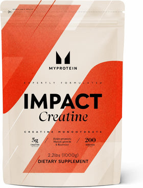 Poudre de créatine monohydrate Myprotein en sachet de 1039 g