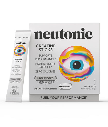 Poudre de créatine monohydrate Neutonic en sachets de 30 sticks