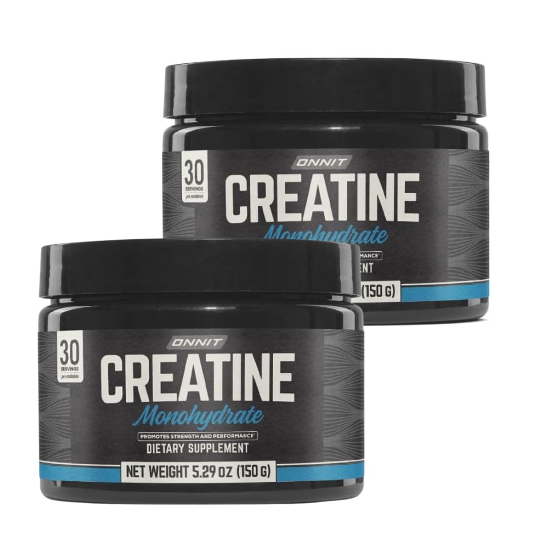 Poudre de créatine monohydrate ONNIT 5g, lot de 2, vue de face