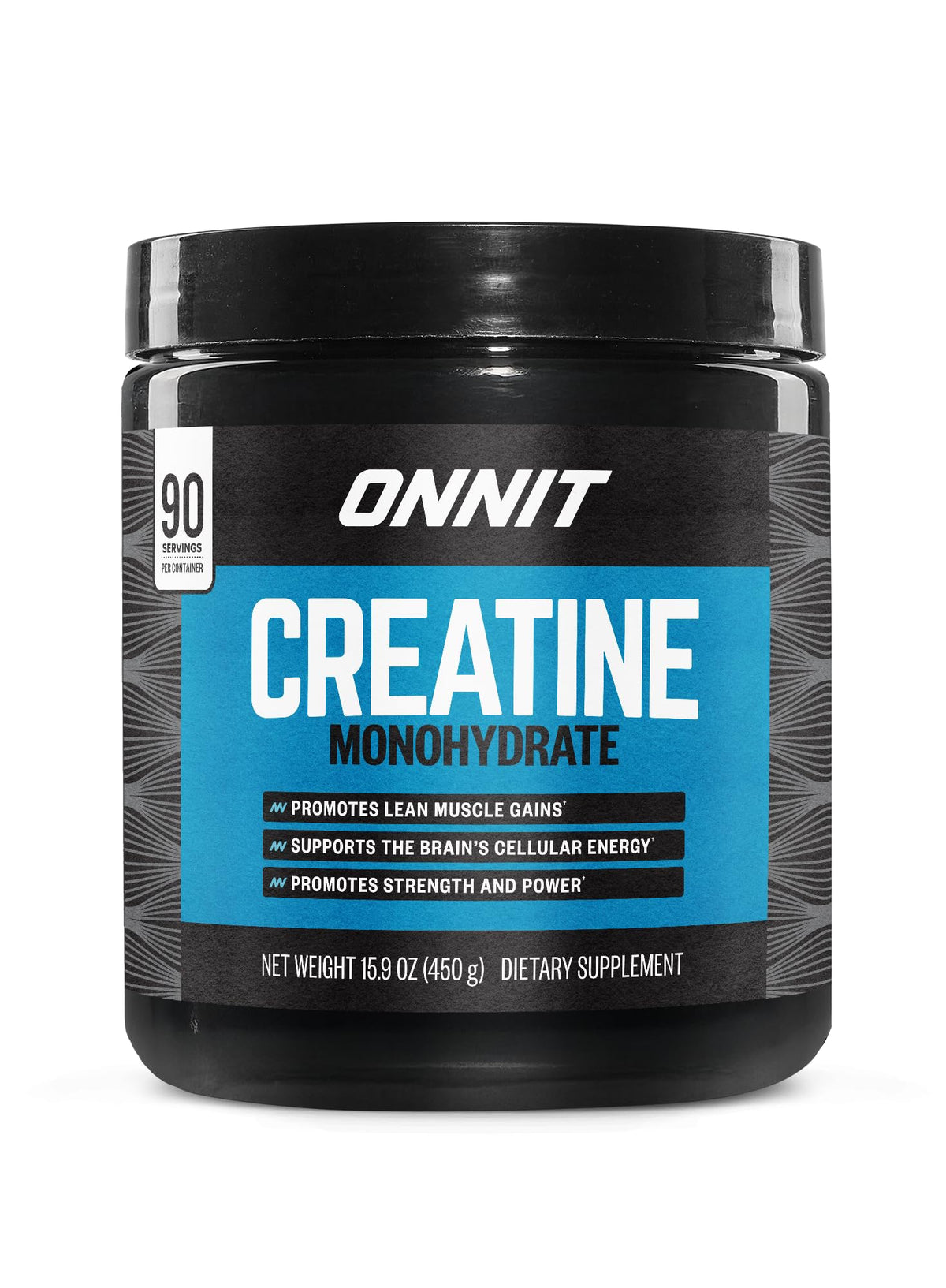 Poudre de créatine monohydrate ONNIT 5g vue de face