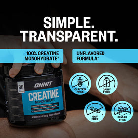 Poudre de créatine ONNIT avec shaker
