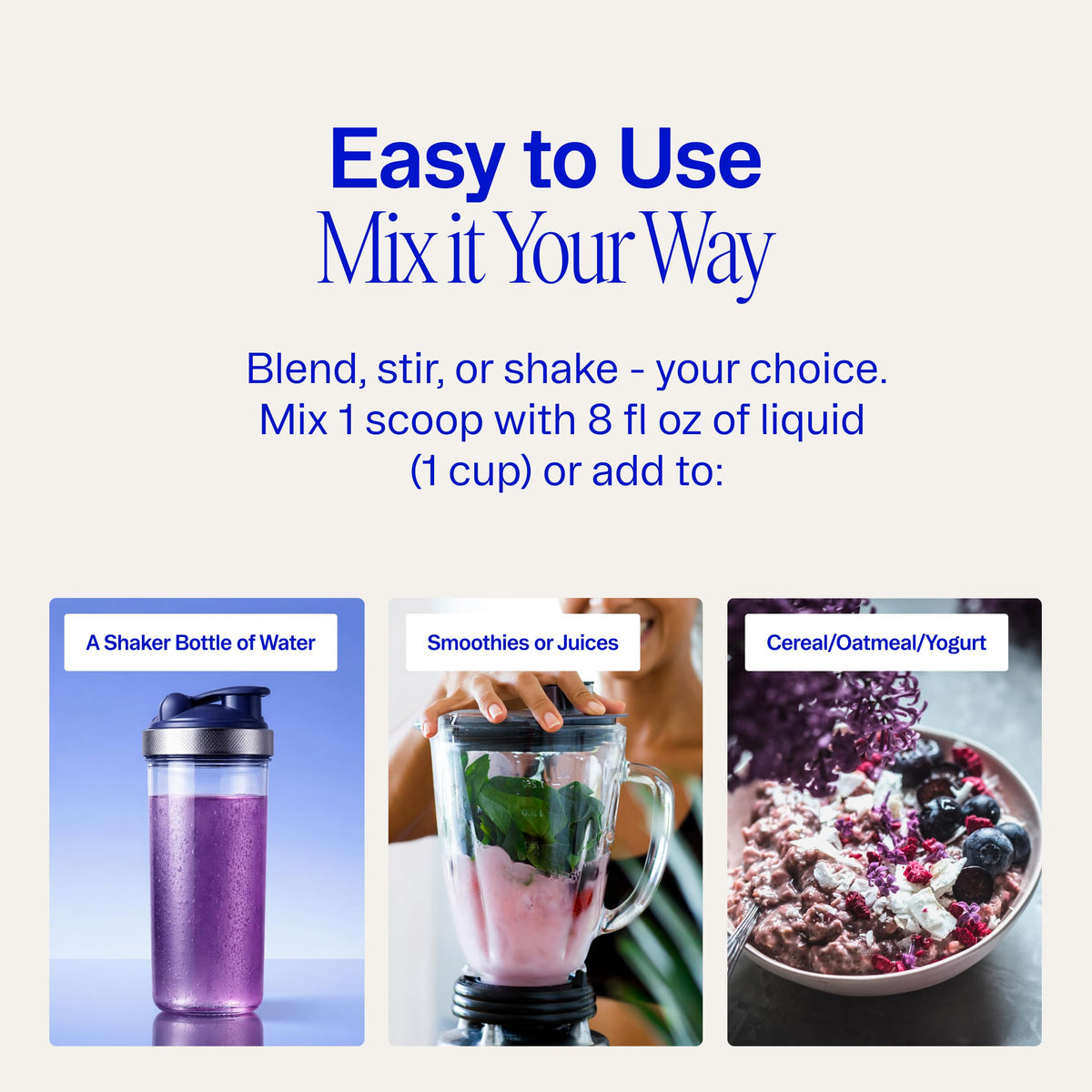 Poudre de créatine Ora Organic avec fruits et shaker