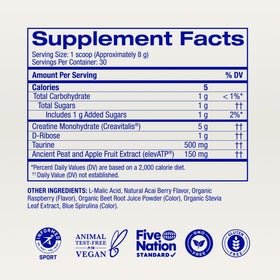 Poudre de créatine Ora Organic avec smoothie