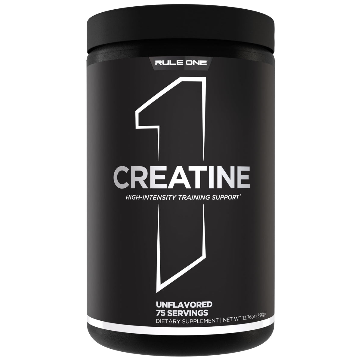 Poudre de créatine Rule 1 Proteins 490g vue de face
