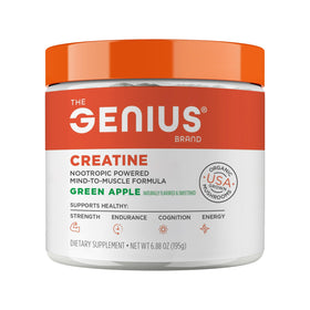 Poudre de créatine The Genius Brand pomme verte 272g vue avant
