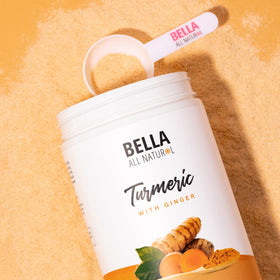 Poudre de curcuma et gingembre Bella All Natural 300g vue arrière
