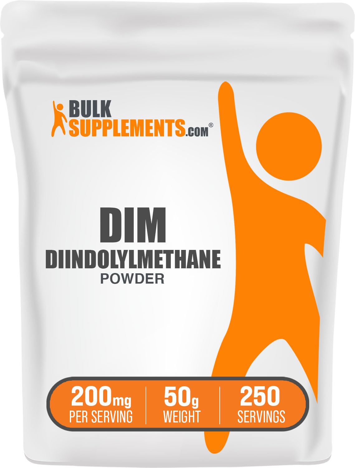 Poudre de DIM BulkSupplements 200mg en sachet