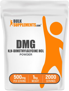 Poudre de DMG 500mg BulkSupplements en sachet de 1kg