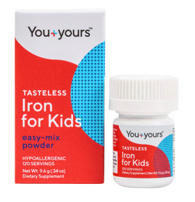 Poudre de fer inodore pour enfants You+yours, vue de face