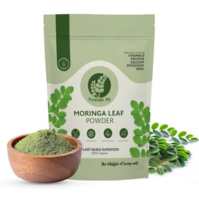 Poudre de feuille de Moringa 305 150g vue de face