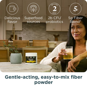 Poudre de Fibre d'Acacia Bio avec des fruits Ananas et Mangue