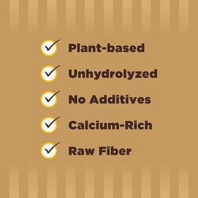 Poudre de fibre d'acacia Sari Foods mélangée dans un smoothie