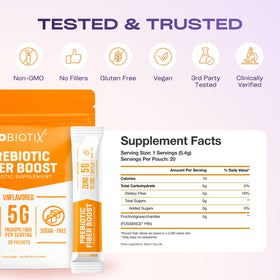 Poudre de fibre GOBIOTIX dans un smoothie