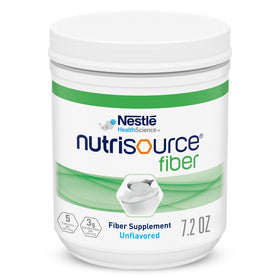 Poudre de fibre Nutrisource non aromatisée, vue de l'avant