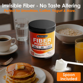 Poudre de Fibre Soluble DRFOSTER 440g dans un verre d'eau