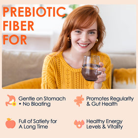 Poudre de Fibre Soluble DRFOSTER 440g sur une table