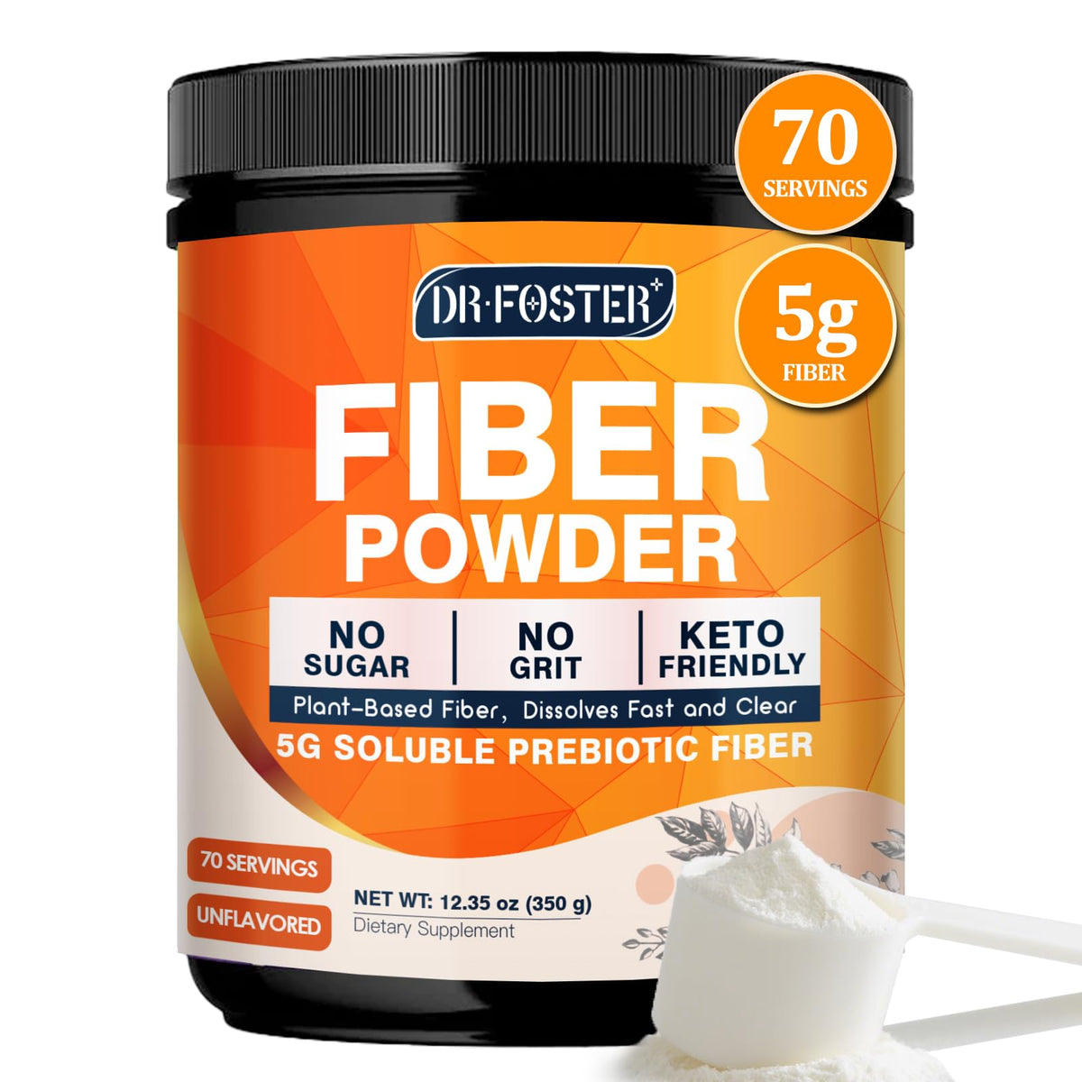 Poudre de Fibre Soluble DRFOSTER 440g vue de face