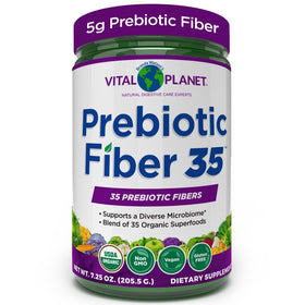 Poudre de Fibres 35 de Vital Planet vue de face avec emballage