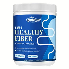 Poudre de Fibres NutriGut non aromatisée en pot de 431g