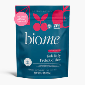 Poudre de Fibres Prébiotiques Bio.me Kids goût fruit punch, vue avant