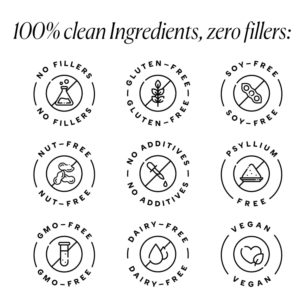Poudre de Fibres Prébiotiques Goodness Lover étiquette et ingrédients
