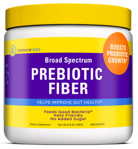 Poudre de Fibres Prébiotiques InnovixLabs 180g vue de face