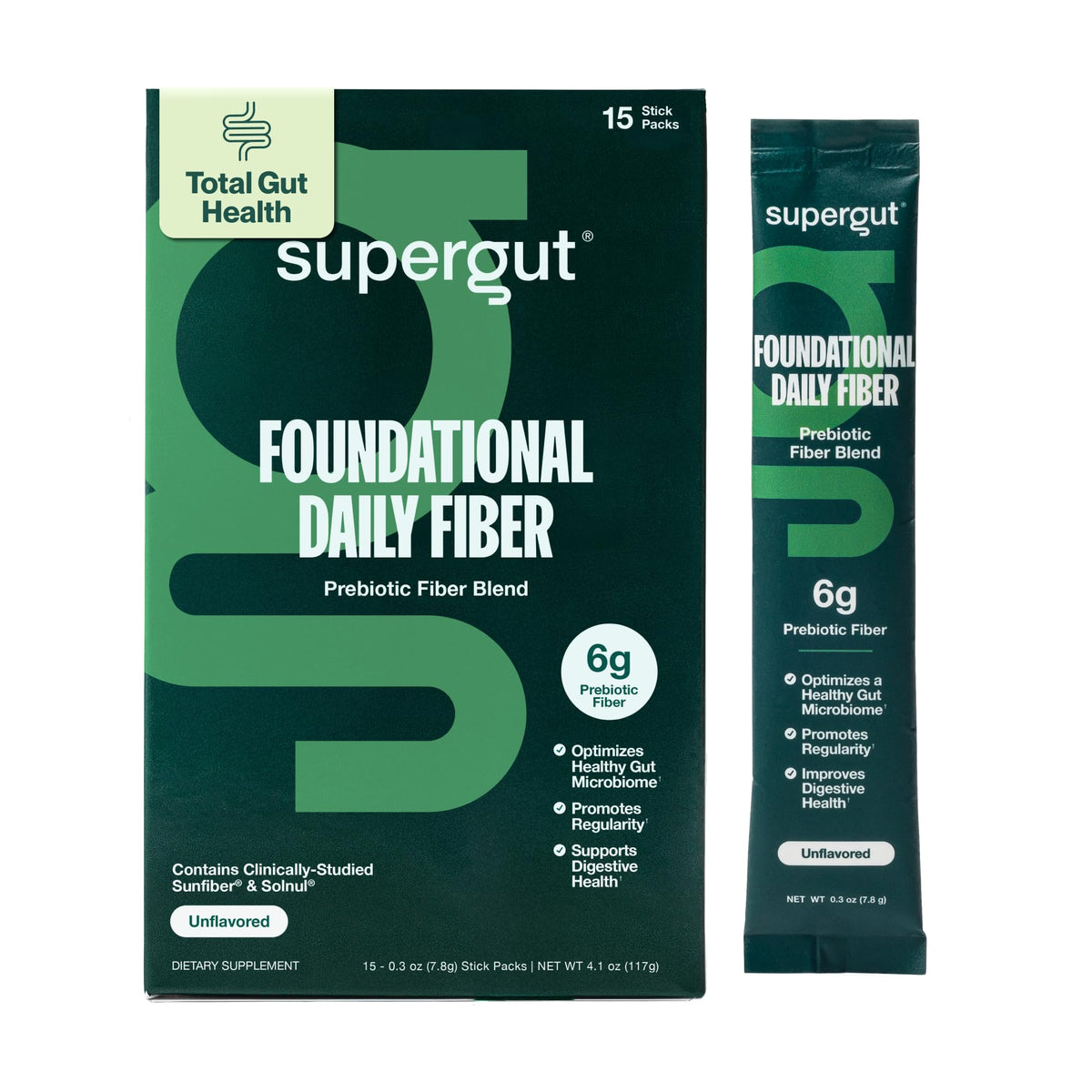 Poudre de Fibres Quotidiennes Supergut, sachets individuels