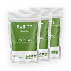 Poudre de Fo-Ti bio He Shou Wu Purity Natural Beauty 540g vue de face