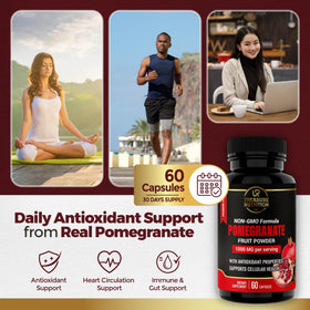 Poudre de fruit entier dans une capsule de grenade UR Treasure Nutrition