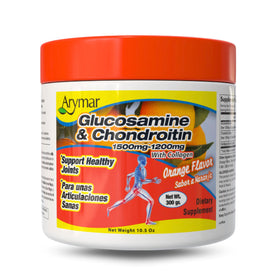 Poudre de Glucosamine Chondroïtine Arymar 300g vue de face