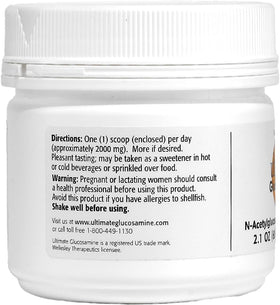 Poudre de glucosamine Wellesley Therapeutics ajoutée à un smoothie