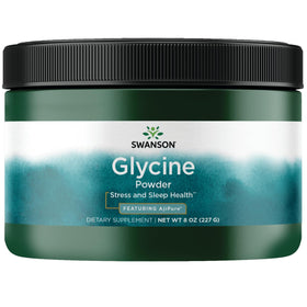 Poudre de glycine Swanson 295g vue de face