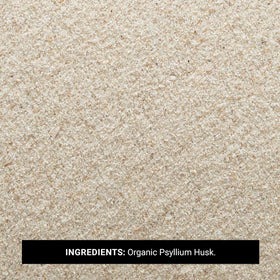 Poudre de Graines de Psyllium Bio Frontier Co-op avec une cuillère