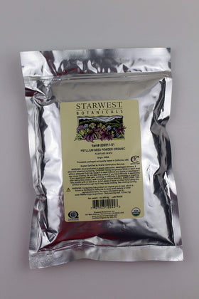 Poudre de Graines de Psyllium Bio Starwest Botanicals 481g vue avant