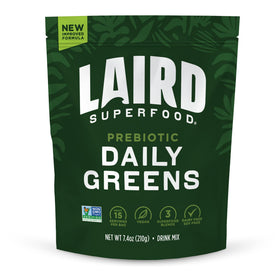 Poudre de greens prébiotiques Laird Superfood 227g vue de face