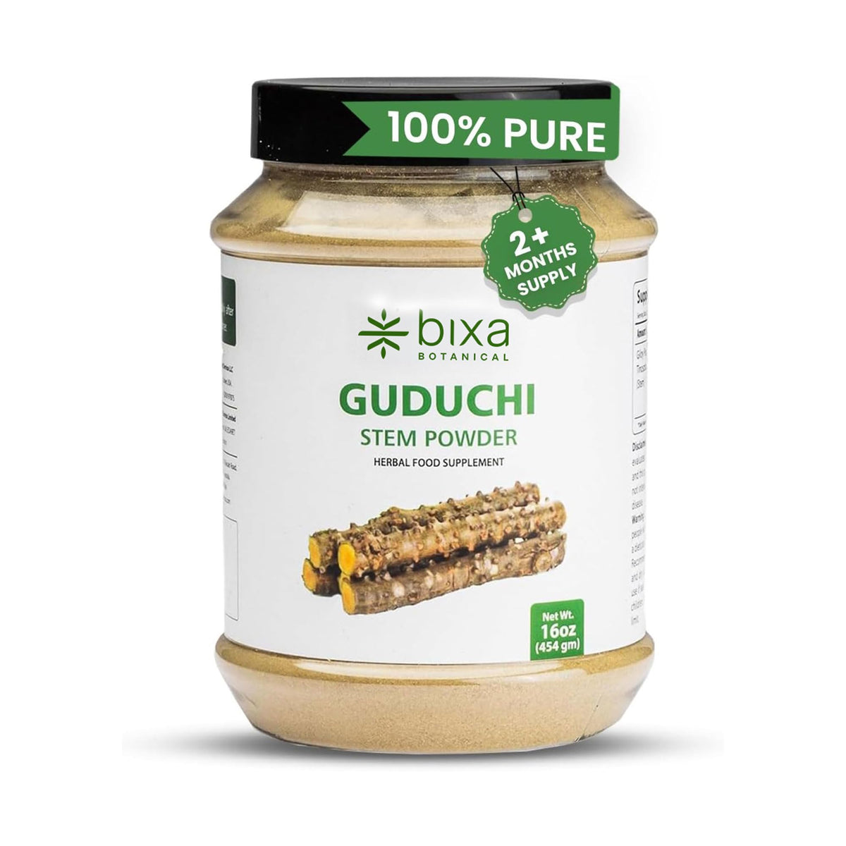 Poudre de Guduchi bixa BOTANICAL en emballage de 508g