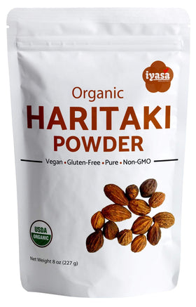 Poudre de haritaki bio Iyasa Holistics 247g vue de face
