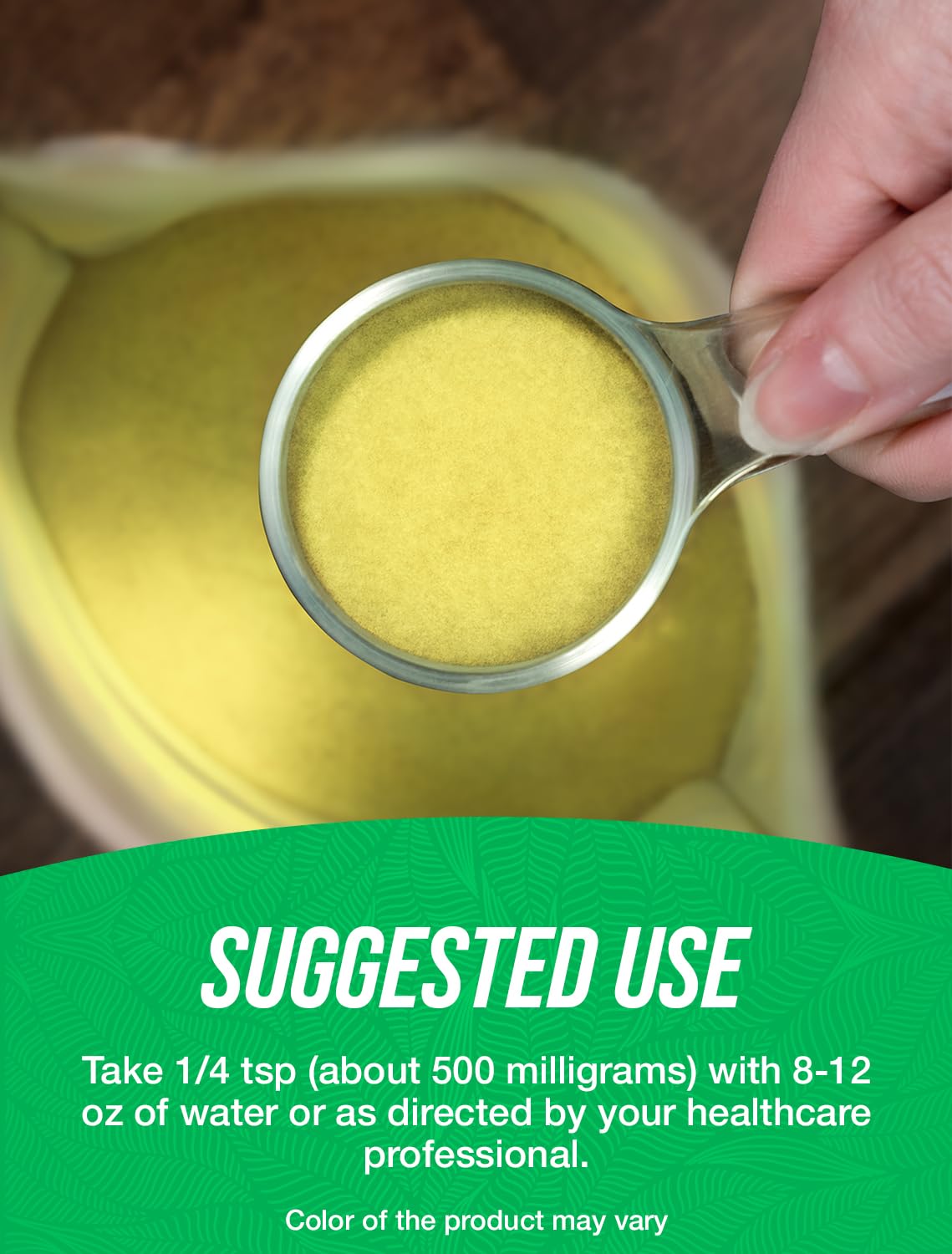 Poudre de HCl de Berbérine 500mg BulkSupplements dans un smoothie