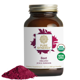 Poudre de Jus de Betterave Bio PURE SYNERGY 181g vue avant