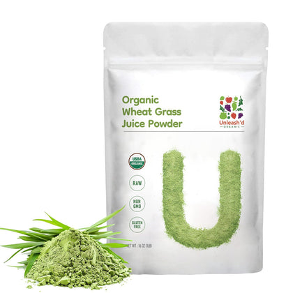 Poudre de Jus de Blé 'D ORGANIC 454g vue avant