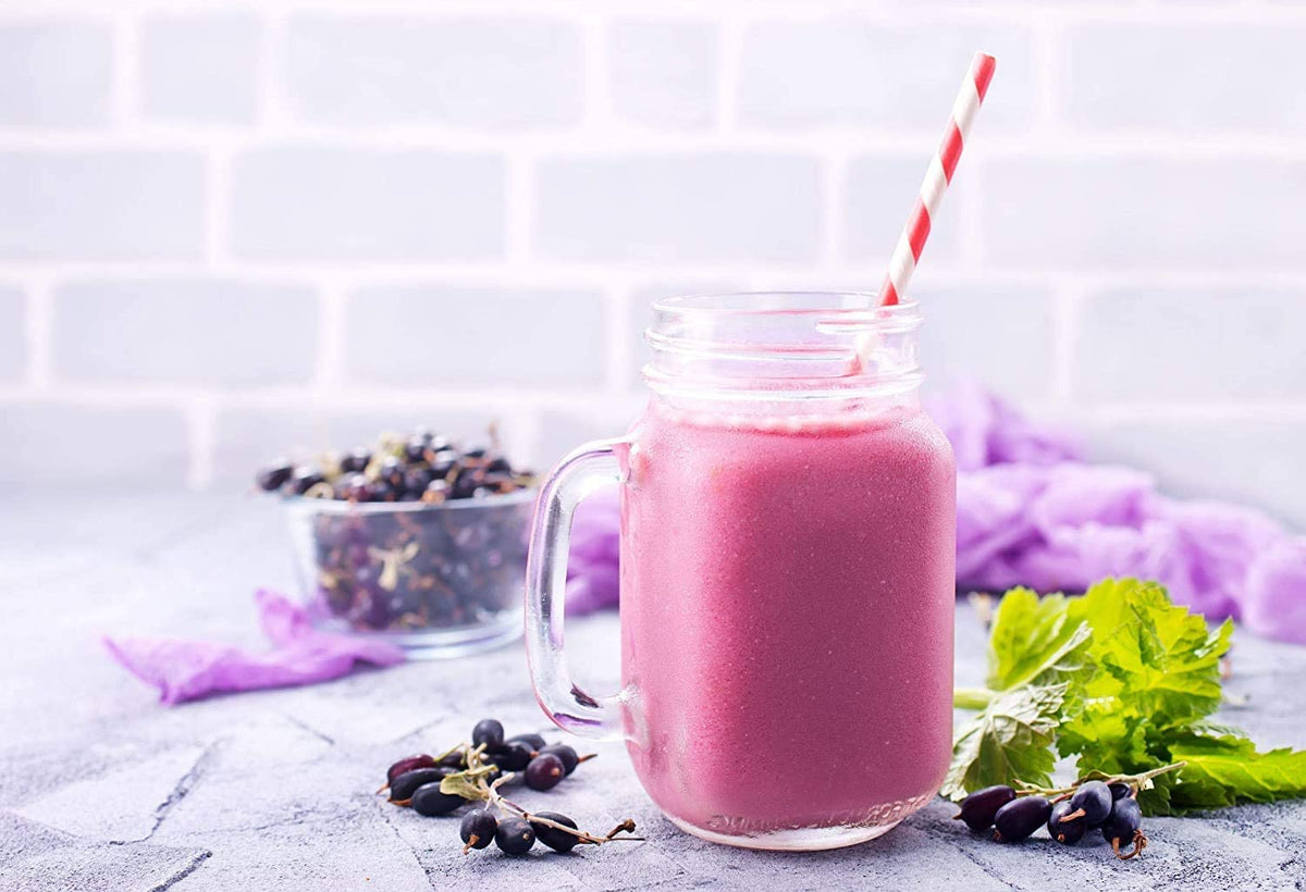 Poudre de jus de cassis Food to Live avec des ingrédients de recette