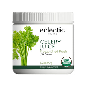 Poudre de jus de céleri bio ECLECTIC INSTITUTE 90 g vue avant