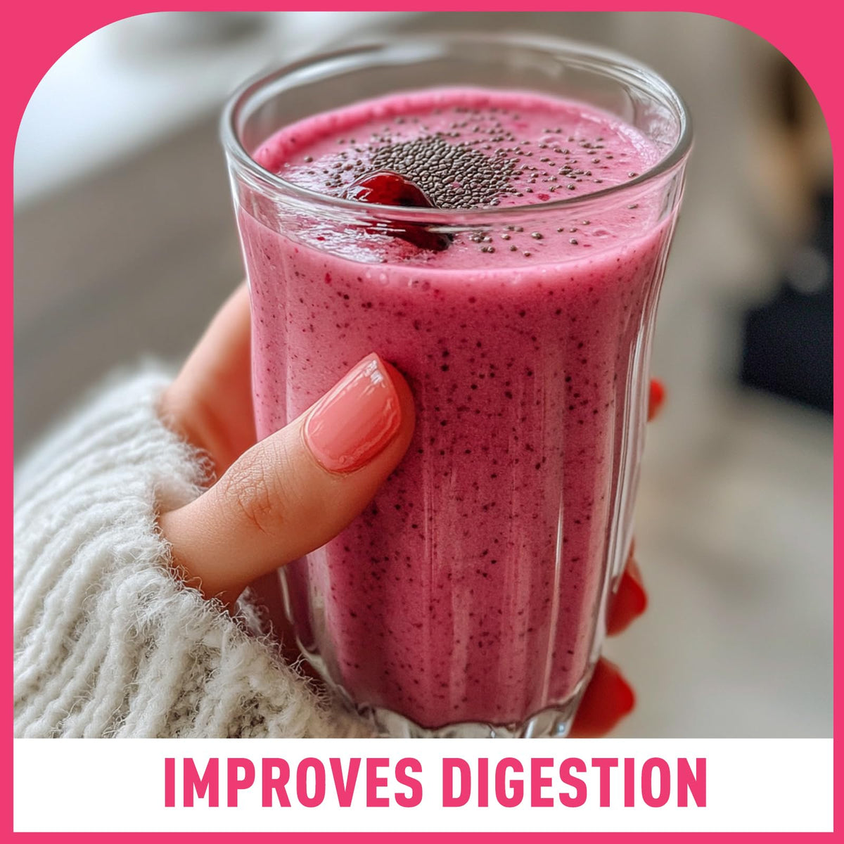 Poudre de Jus de Cranberry Bio 'D ORGANIC dans un yaourt