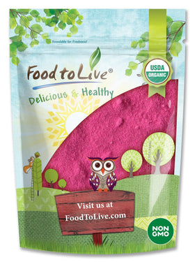Poudre de jus de fruit du dragon bio Food to Live en sachet de 400g