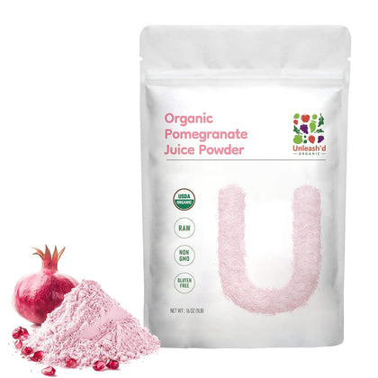 Poudre de jus de grenade bio 'D ORGANIC vue de face