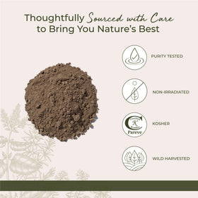 Poudre de Kava Kava utilisée dans un smoothie
