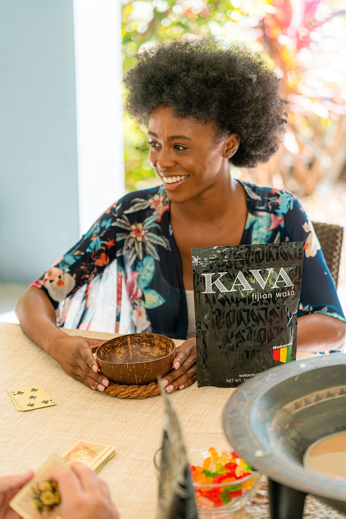 Poudre de Kava Kava Wakacon avec cuillère