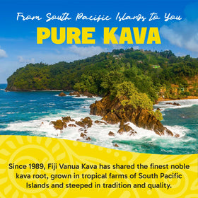 Poudre de kava Loloma Waka préparée avec eau de coco